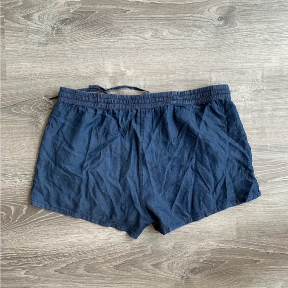 Aerie Denim Drawstring Pull-on Shorts American Eagle - Picture 3 of 5